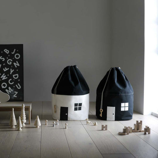 Bolsa Organizadora de Juguetes con Tapete de Juego Diseño Casa - Almacenamiento Grande para Habitación Infantil - Image 10