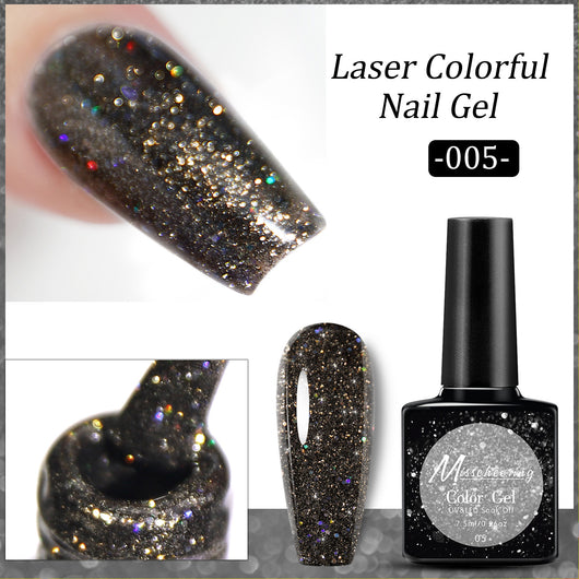 Esmalte de Uñas UV Láser con Lentejuelas Diamante Brillante - Image 10