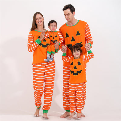 Pijamas Familiares Halloween - Conjunto Bebé Moda Festiva