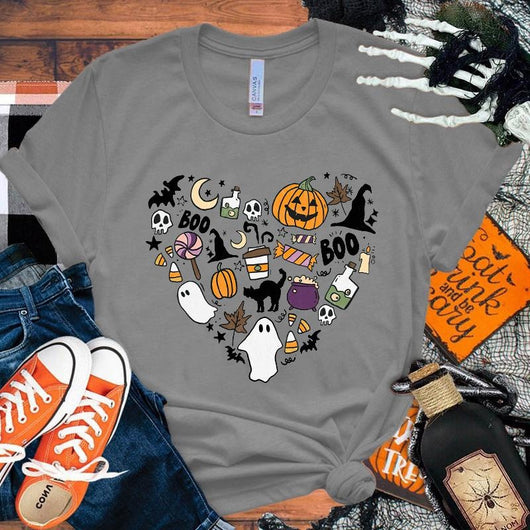 Camiseta Halloween Boo Pumpkin Love Unisex - Image 11