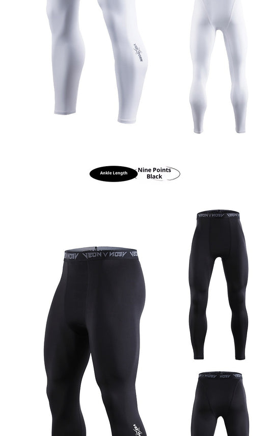 Pantalones de Compresión Deportiva para Hombre - Entrenamiento Baloncesto Transpirable - Image 10