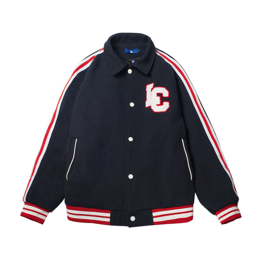Uniforme de Béisbol Retro Americano a Rayas con Bordados para Hombre - Image 3