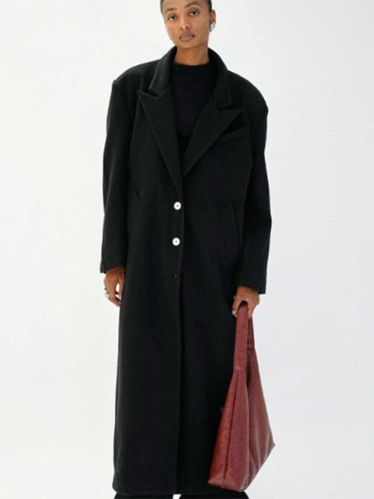 Abrigo de Lana Acolchado Nerazzurri con Hombros Reforzados Unisex - Image 2