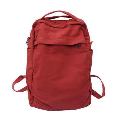 Bolsa de Lona Lavada Gran Capacidad Colores Sólidos para Mujer - Image 9