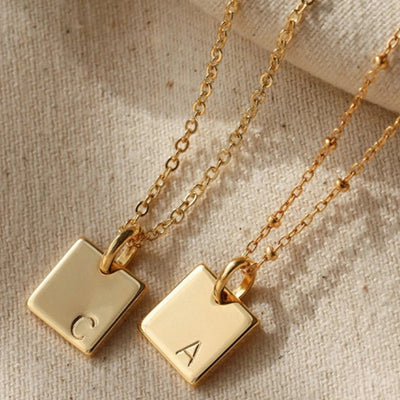 Collar Acero Inoxidable Chapado en Oro con Inicial Personalizada - Image 5