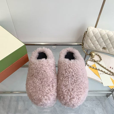 Pantuflas de Pareja Four Seasons con Punta Cerrada y Crin de Caballo - Image 17