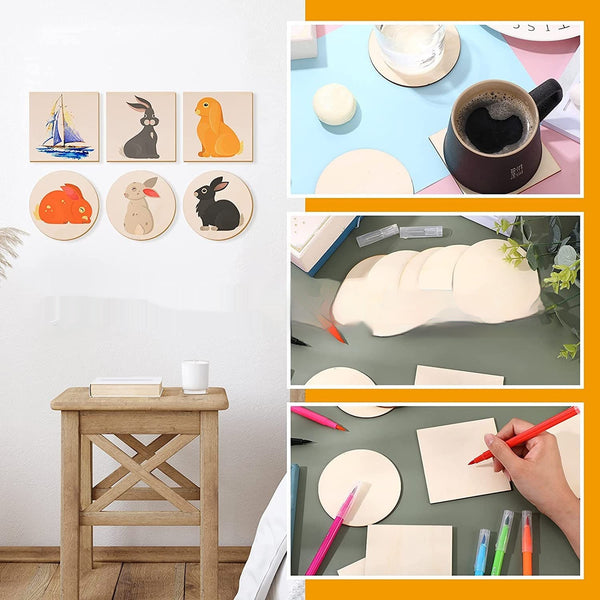 Decoración Geométrica Minimalista en Madera