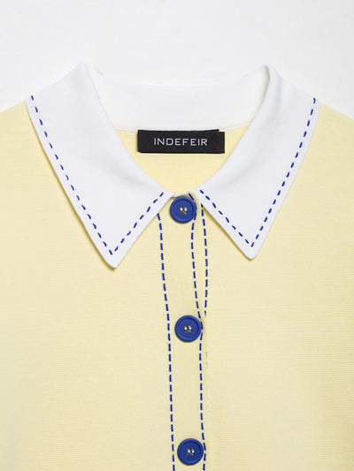 Chaqueta Polo Tejida para Mujer con Costuras Reforzadas - Image 10