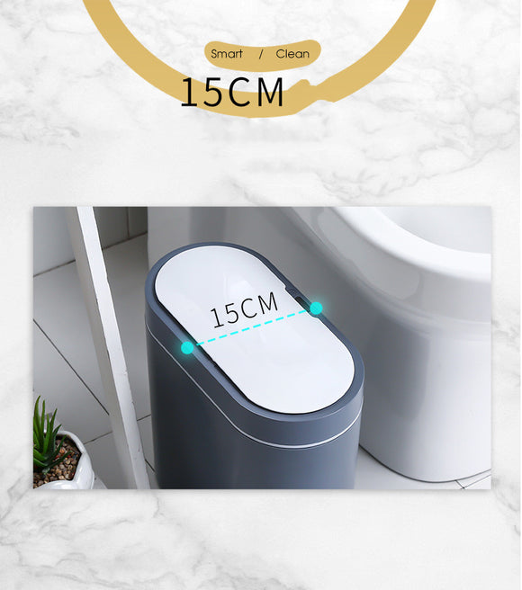 Basurero Inteligente con Sensor y Cepillo de Baño Eléctrico Automático