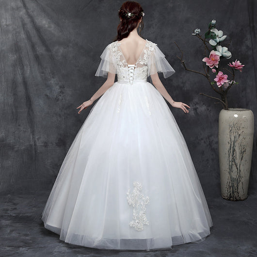 Vestido de Novia Talla Grande con Mangas - Diseño Elegante y Cubriente - Image 9