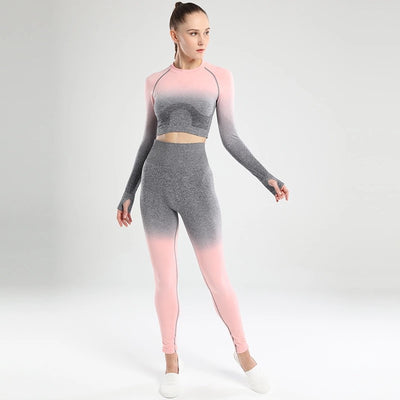 Leggings Levantacaderas con Mangas Largas Seamless para Yoga y Fitness - Image 15