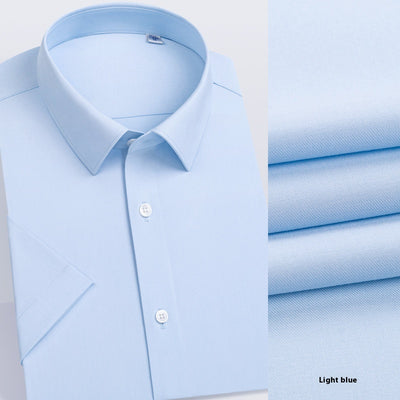 Camisa de Seda de Morera para Hombre - Impermeable y Sin Planchado - Image 10