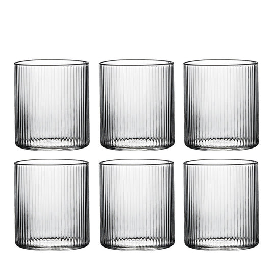Vaso Térmico Resistente al Calor Estilo Japonés con Rayas