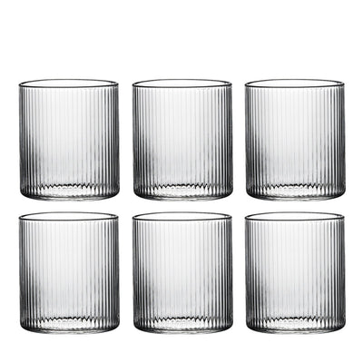 Vaso Térmico Resistente al Calor Estilo Japonés con Rayas