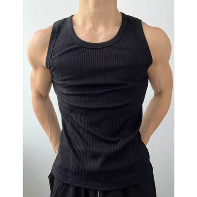 Musculosa Deportiva Ajustada con Stretch para Hombre - Image 7