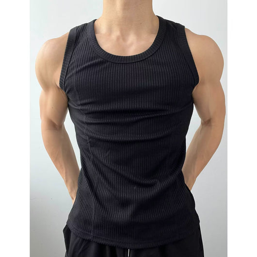 Musculosa Deportiva Ajustada con Stretch para Hombre - Image 7