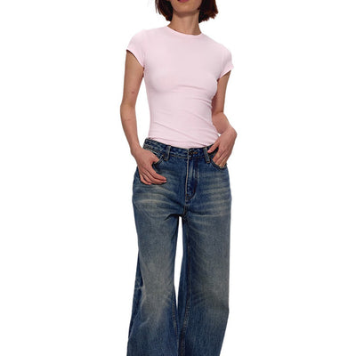 Camiseta Ajustada Cuello Redondo para Mujer - Efecto Reductor - Image 6