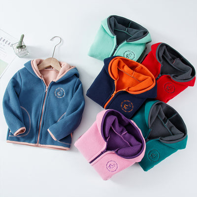 Conjunto de Abrigo Polar con Capucha para Niños - Image 3