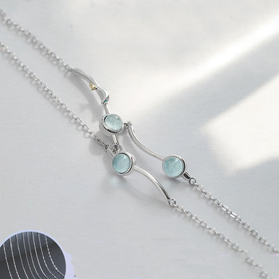 Pulsera de Plata Esterlina Música Marina - Diseño Minimalista para Estudiantes - Image 10