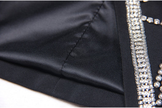 Blazer Ejecutivo para Mujer con Detalles de Diamantes y Efecto Reductor - Image 23