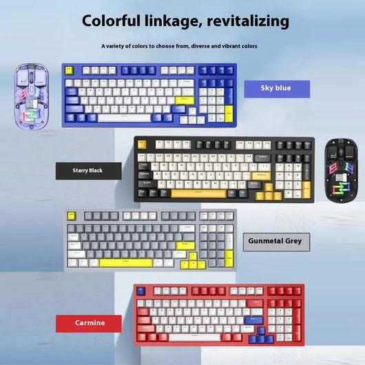 Kit Teclado Mecánico Personalizado + Ratón Gaming de Precisión