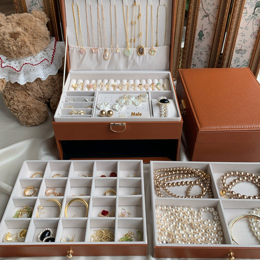 Caja de Almacenamiento Vintage para Joyas de Gran Capacidad - Image 23