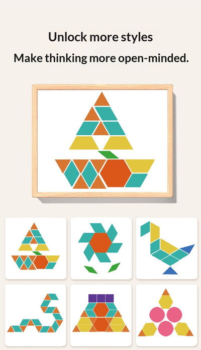 Puzzle Tangram Educativo para Niños - Bloques de Construcción Lógica - Image 21