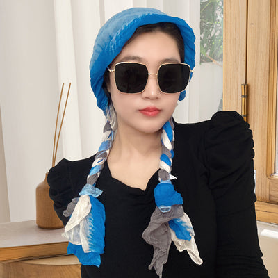 Pañuelo Tejido a Mano con Trenza para Niñas - Accesorio de Moda Delgado - Image 10
