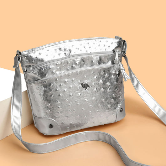 Bolso Retro Multicapa para Mujer - Casual y Versátil - Image 3
