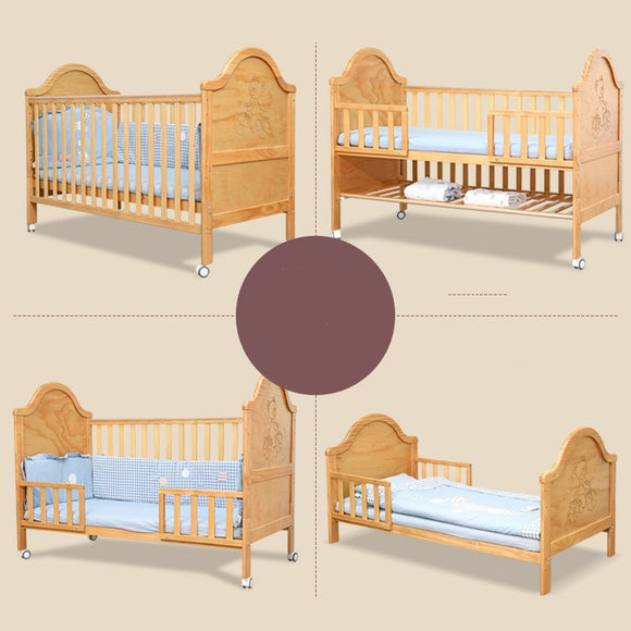 Cama Convertible de Pino con Función Modular