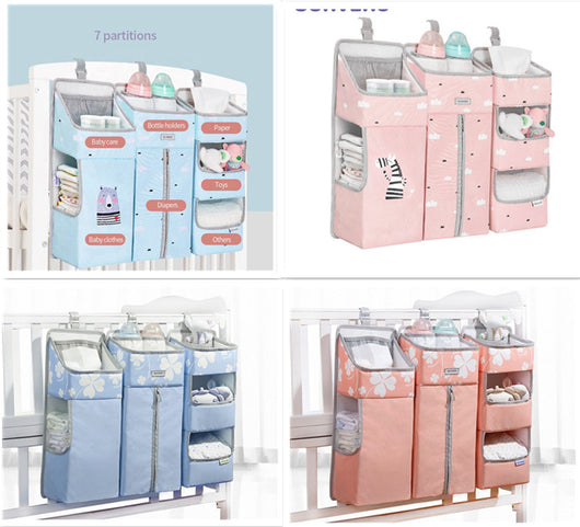 Organizador de Pañales para Cuna - Bolsa Colgante Multiusos - Image 12