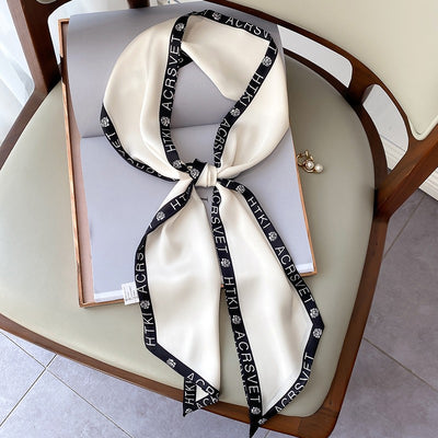 Pañuelo de Seda Estampado Vintage para Mujer - Image 32