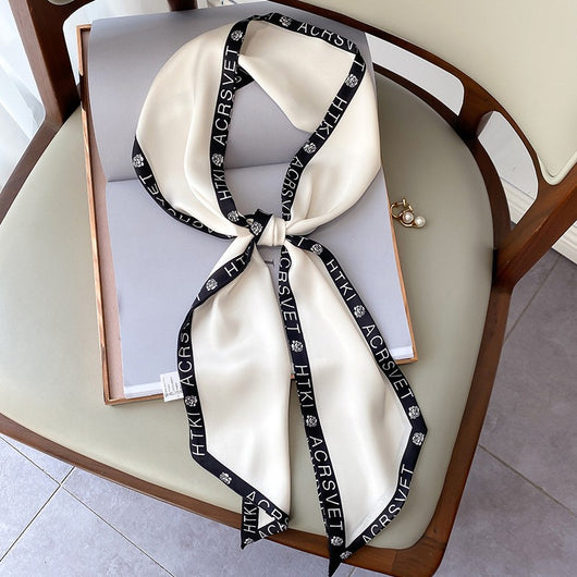 Pañuelo de Seda Estampado Vintage para Mujer - Image 32
