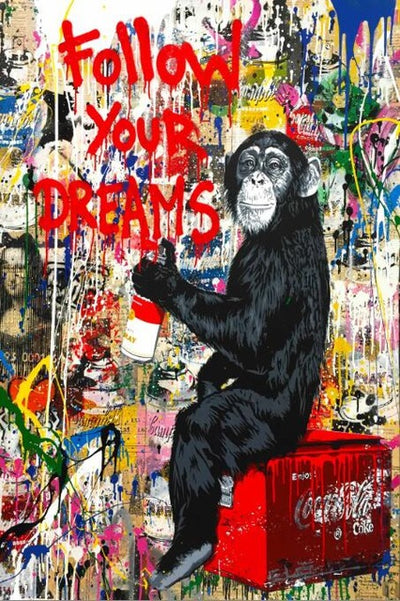 Cuadro Mural Graffiti Banksy Óleo Digital para Sala y Dormitorio - Image 20