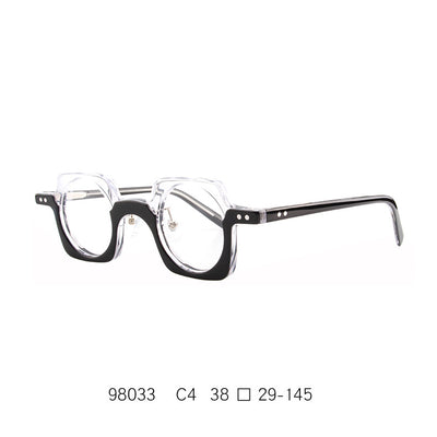 Gafas Retro Marco Cuadrado Espejo Ligero - Image 6