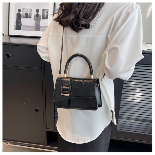 Bolsa Bandolera Cuadrada Pequeña con Patrón Brillante para Mujer - Image 28