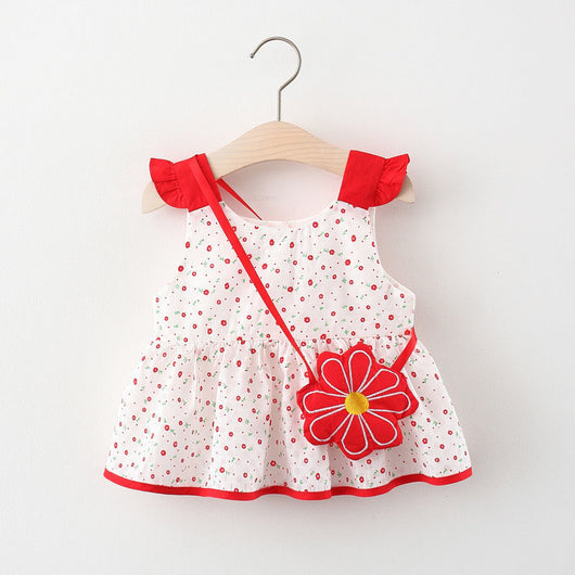 Vestido Infantil Niña Verano Sin Mangas Estampado - Image 22
