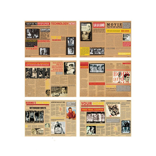 Stickers Adhesivos Retro Doble Cara Tamaño Grande en Papel - Image 11
