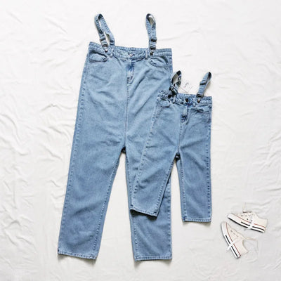 Jeans Anchos de Cintura Alta Estilo Coreano con Tiras - Image 20