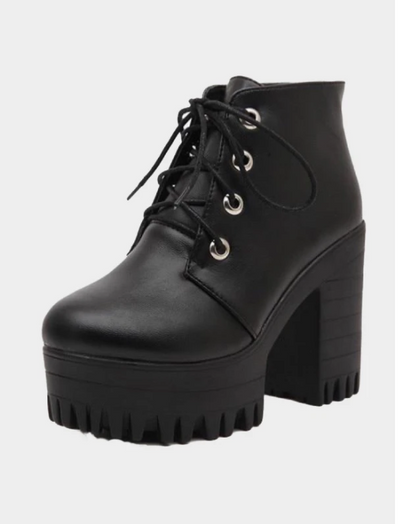 Botines de Tacón Grueso Alto - Image 10