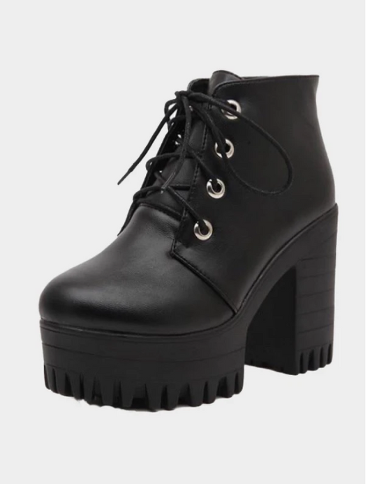 Botines de Tacón Grueso Alto - Image 10