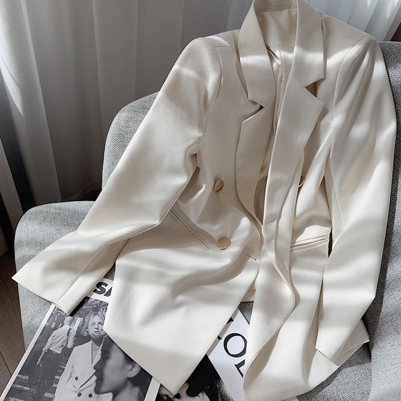 Blazer Casual Estilo Británico para Mujer