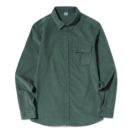 Camisa Casual de Pana para Hombre con Manga Larga - Image 5