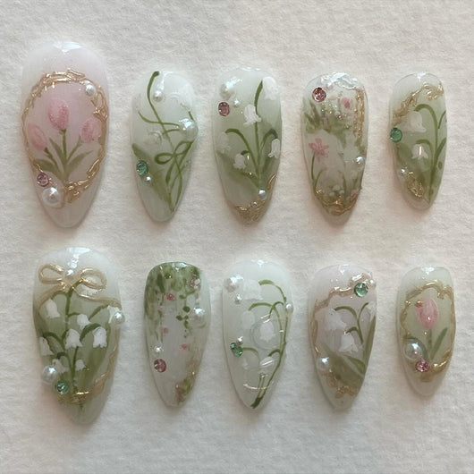 Pegatinas de Uñas Removibles - Set de 24 Diseños