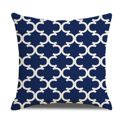 Funda de Almohada Lino Geometría Simple - Diseño Moderno para Sofá y Hogar - Image 39
