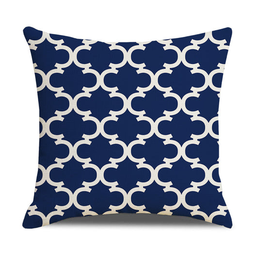 Funda de Almohada Lino Geometría Simple - Diseño Moderno para Sofá y Hogar - Image 39