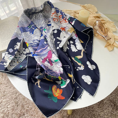 Pañuelo de Seda Twill Personalizado para Primavera - Image 2