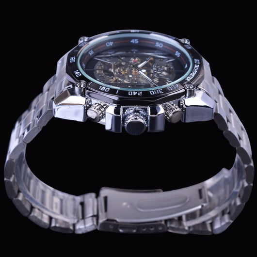 Reloj Mecánico Automático Estilo Europeo Americano con Movimiento Hueco para Hombre - Image 6