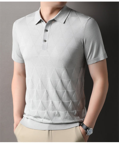 Camiseta Manga Corta Hombre Ice Silk Transpirable Secado Rápido - Image 17