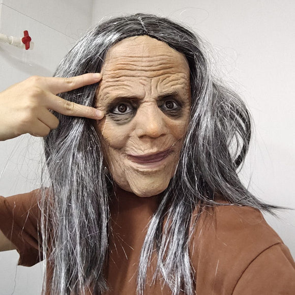 Máscara de Abuela Aterradora en Látex